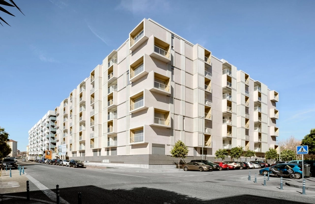 Vivienda colectiva Habitat Sevilla Este / SV60 Arquitectos - Fotografía exterior, Residencial, Fachada