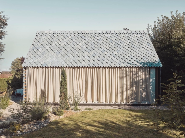 Music Pavilion / Lorenz Bachmann + Atelier Void - Exterior Photography, Extension, Facade, Door