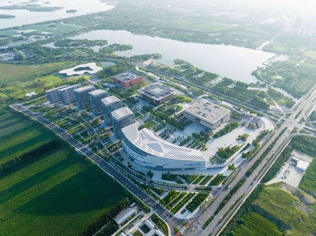 济宁市文化产业园（济宁市文化中心三期） / LLA建筑设计公司 - 建筑图, 办公设施, 城市