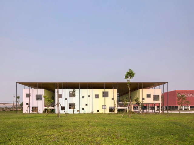 Escuela Quang Tri / BHA studio - Fotografía exterior, Escuelas, Fachada