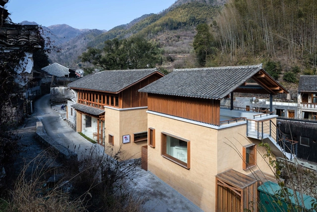 奉化栖霞坑发电站改造的溪边餐厅 / 尌林建筑设计事务所 - 建筑图, 更新项目, 表皮