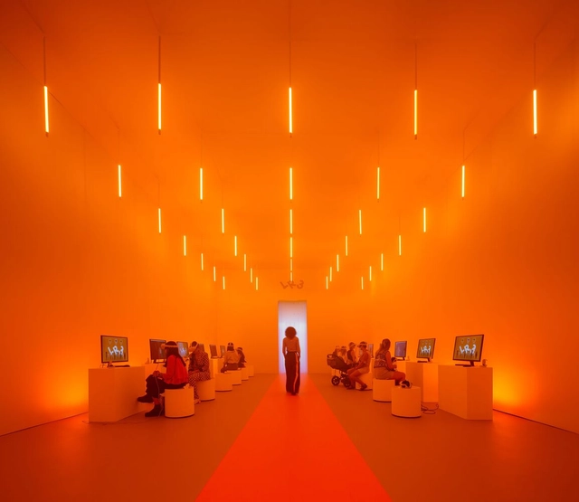 Ephemeral pavilion LR3 Experience / NeuronaLab + Ruben Casquero - Interior Photography, Pavilion