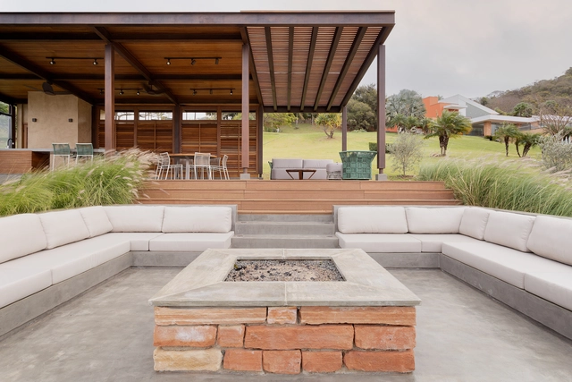 Casa Rancho / CA Arquitetura + DSIGN/SA - Fotografía exterior, Casas, Jardín, Fachada, Fijación Vigas