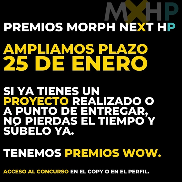 Premios MORPH NEXT HP - Imagen Principal