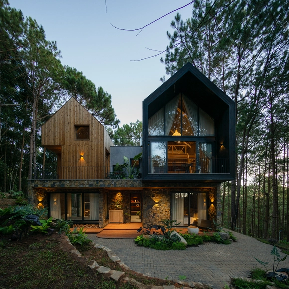 Villa of the Star / APS Concept - Exterior Photography, Houses, Garden, Door, Facade, Stairs