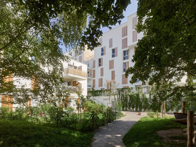 Viviendas Selma Am Park / Arenas Basabe Palacios + Soyka/Silber/Soyka Architekten - Fotografía exterior, Residencial, Jardín, Fachada