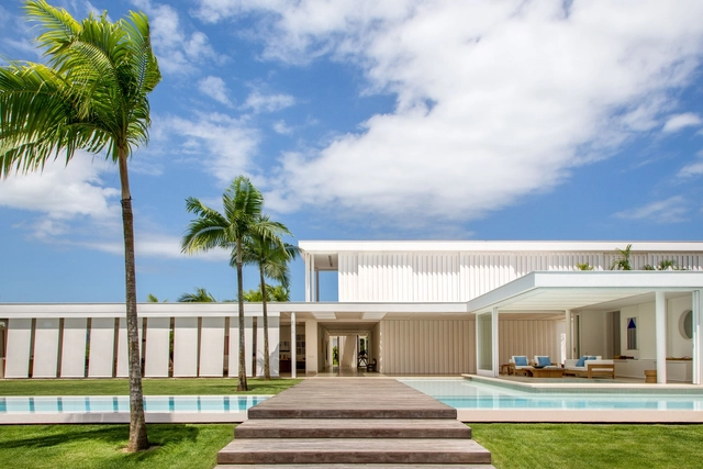 Casa Marone  / Siqueira + Azul Arquitetura - Fotografia de Exterior, Casas, Jardim, Fachada, Escada