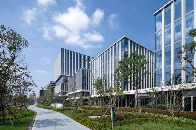 Sky City TOD / Superimpose Architecture - Exterior Photography, Office Buildings, Garden, Facade, Cityscape