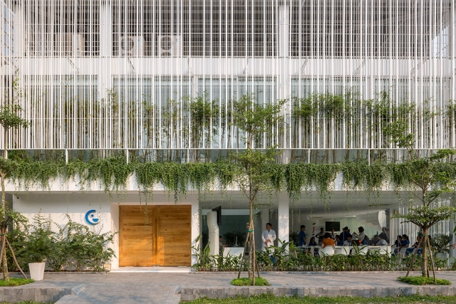Nha Khoa Nu Cuoi Viet 牙科诊所 / BHA studio - 建筑图, 牙医诊所, 花园, 表皮, 门