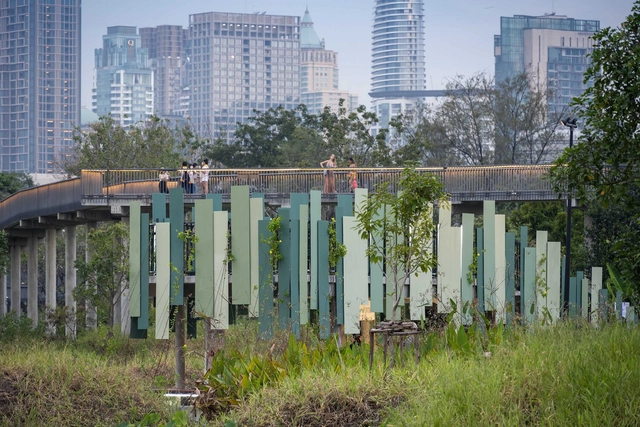 Benchakitti Rain Forest Observatory / HAS design and research - Exterior Photography, Watching Tower, Garden, Facade, Arch, Cityscape