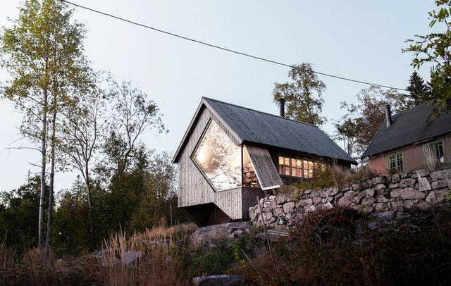 Cabaña Nordmarka / Rever & Drage Architects - Fotografía exterior, Casas, Bosque