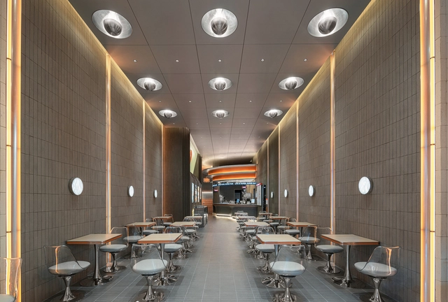 Super Duper Burgers Gangnam / Betwin Space Design - Interior Photography, Restaurant & Bar Interiors, Table, Lighting, Chair