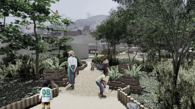 2 proyectos de espacios públicos en la Ciudad de la Esperanza de San Juan de Lurigancho, Lima - Imagen Principal
