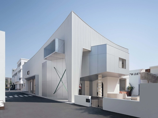 Flop艺术空间 / 房子和诗建筑事务所 - 建筑图, 美术馆, 表皮, 门