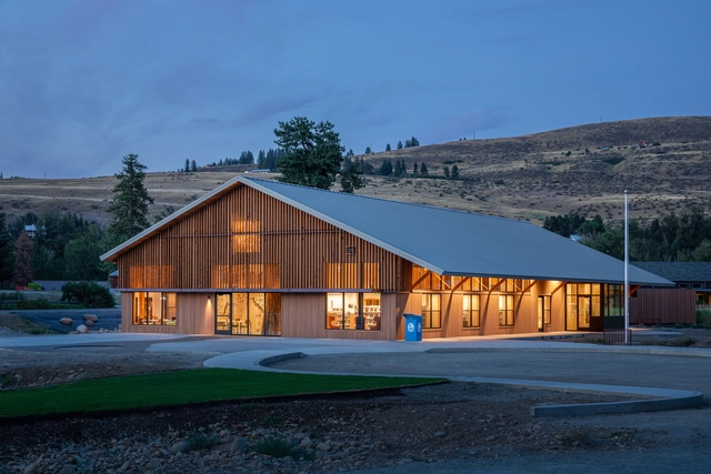 Winthrop Library / Johnston Architects - Exterior Photography, Other Facilities, Facade, Door