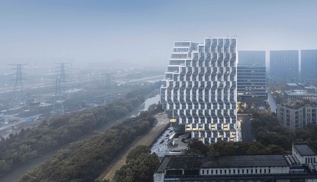 杭州西溪深蓝 / GLA建筑设计 - 建筑图, 办公设施, 表皮, 城市