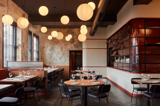 Moonhouse Restaurant / Ewert Leaf - Interior Photography, Restaurant & Bar Interiors, Table, Lighting, Chair