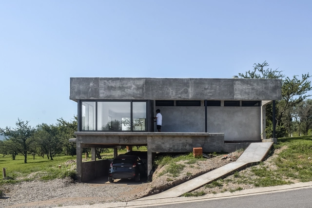 Casa Techi / ODA - Oficina de Arquitectos Lanzone - Gabarro - Fotografia de Exterior, Casas, Fachada