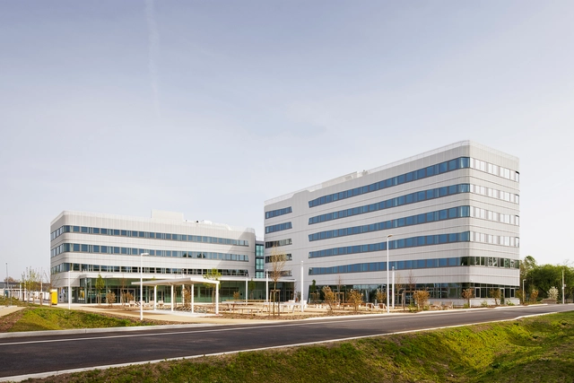 SNCF Training Campus / A+Architecture - Exterior Photography, Institutional Buildings, Facade