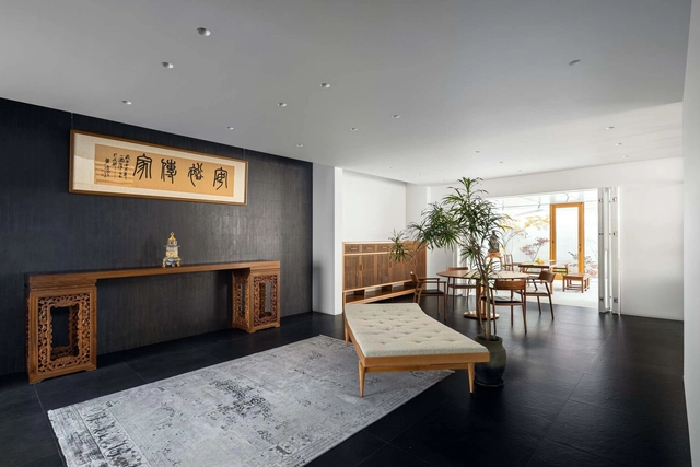衔古筑新 / KiKi建筑设计事务所 - 室内图, 独立住宅, 厨房, 桌子, 台面, 椅子