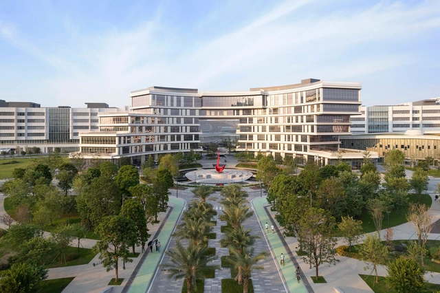 香港科技大学(广州)校区  / KPF - 建筑图, 中小学校, 花园, 表皮, 城市