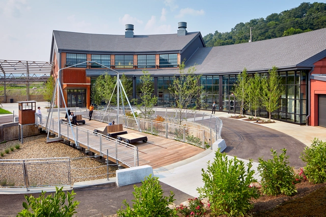 The Roundhouse at Hazelwood Green / GBBN - Exterior Photography, Adaptive Reuse, Garden, Facade