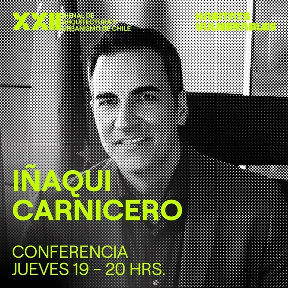 Conferencia Iñaqui Carnicero / XXII Bienal de Arquitectura de Chile - Imagen Principal