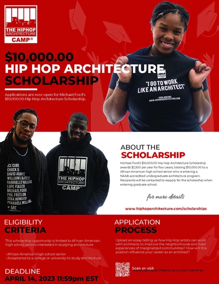 Hip Hop Architecture Scholarship Application  - Featured Image