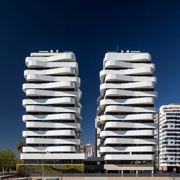 Edificio residencial Saler Homes / NAC Arquitectos - Fotografía exterior, Residencial, Fachada, Urbano