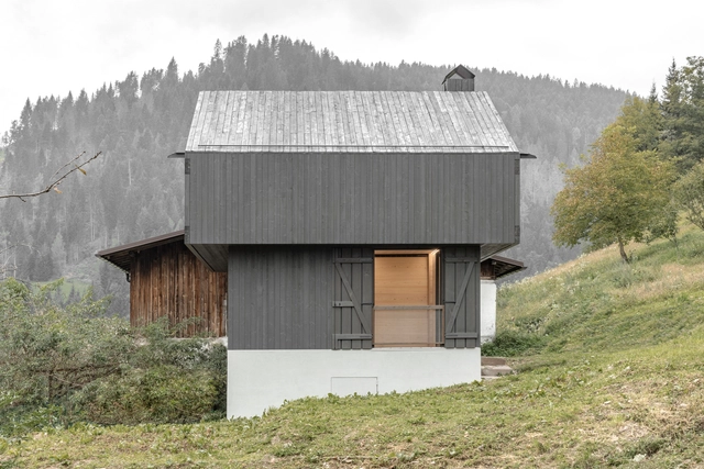 Casa Tabià S. Stefano / SBSA ⎮ SANDRI BARBARA SMANIOTTO ANDREA ARCHITETTI ASSOCIATI - Fotografía exterior, Casas, Fachada, Bosque