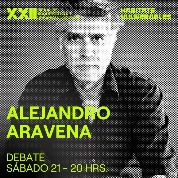 Debate Alejandro Aravena / XXII Bienal de Arquitectura de Chile - Imagen Principal