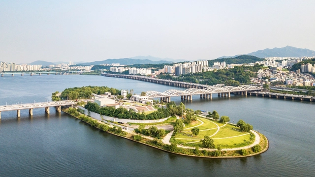首尔汉江人工岛，弩督公园 / mmkplus - 建筑图, 公园, 海岸, 城市