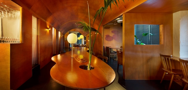 Munhwa Bistro Seong-su / Indiesalon - Interior Photography, Restaurant & Bar Interiors, Door, Table, Chair