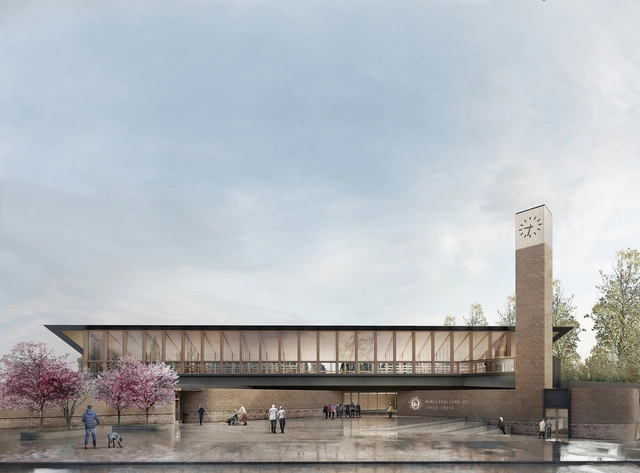 Tirado + Doering Pardo diseñan el nuevo edificio consistorial de Chile Chico - Imagen Principal