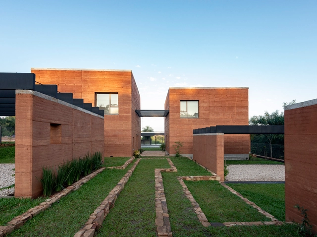 Casa Ensayo Horneros / BAUEN - Fotografía exterior, Casas, Jardín, Fachada