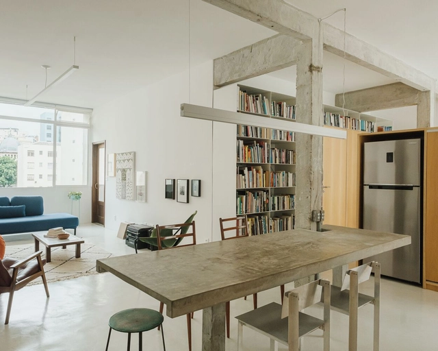 Aureliano Coutinho Apartment / JPG ARQ - Interior Photography, Apartment Interiors, Table, Chair