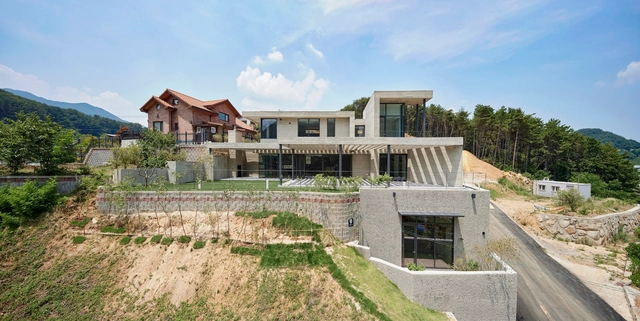 Yangsan Panorama House / SMxL Architects - Exterior Photography, Houses, Facade