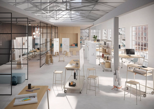 Stack, Hook In, Push: A New Modular System for Dynamic Offices - Featured Image