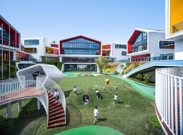 金昌蒙德斐尔.幼儿园 / 零壹城市建筑事务所 - 建筑图, 中小学校, 表皮