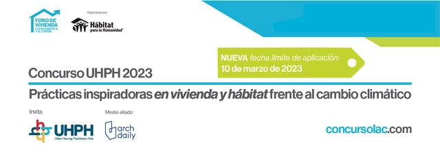 La Plataforma de Prácticas del Hábitat Urbano y Vivienda (UHPH) lanza concurso de Prácticas Inspiradoras 2023 - Imagen Principal