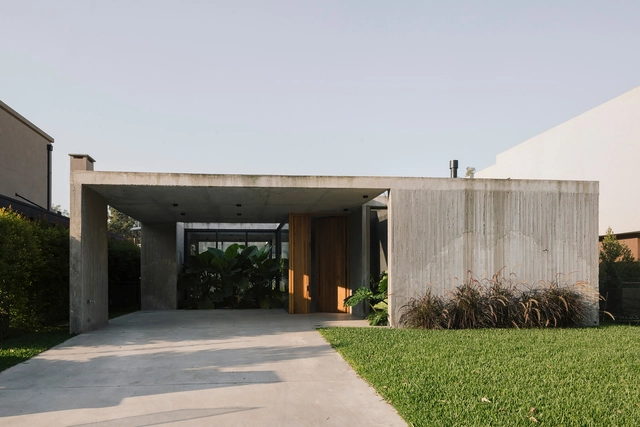 Casa TaTeTi / VDV ARQ - Fotografia de Exterior, Casas, Jardim, Fachada, Porta