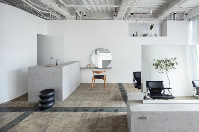 Siten Salon / SIDES CORE - Interior Photography, Wellness Interiors, Lighting, Table