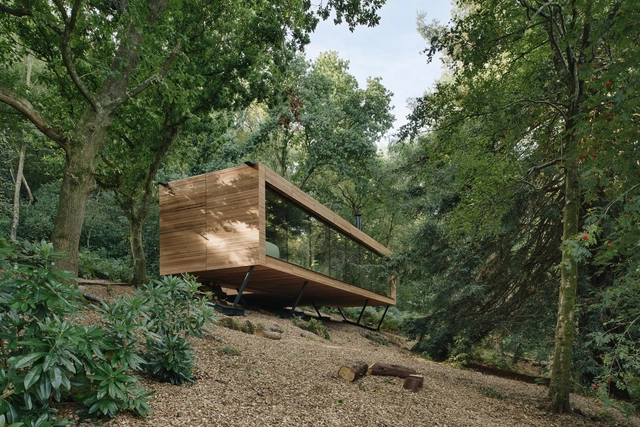 Alojamiento Looking Glass / Michael Kendrick Architects - Fotografía exterior, Cabañas & Lodges, Bosque