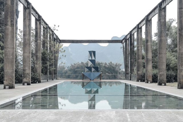 玄鸟火塔 / 郭廖辉工作室 - 建筑图, 景观装置, 庭院, 表皮