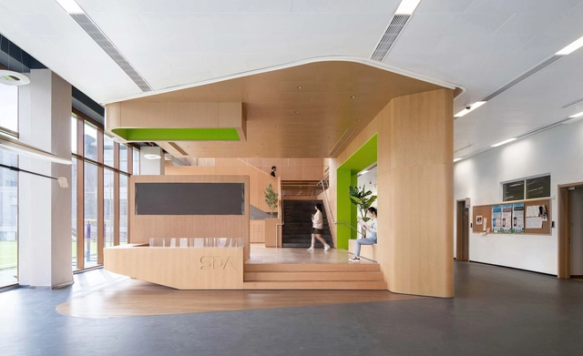 Shanghai DTD Academy Teaching and Learning Complex / Perform Design Studio - Interior Photography, Schools , Facade, Beam