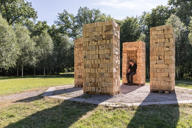 Karlsauge Pavilion / Christoph Hesse Architects - Exterior Photography, Pavilion, Garden, Facade, Arch