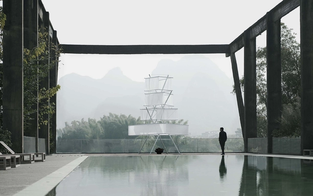 凇明火塔 / 郭廖辉工作室 - 室内图, 景观装置