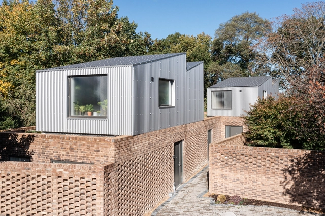CLT 住宅产品，森林住宅 / Dallas-Pierce-Quintero - 建筑图, 独立住宅, 表皮, 围栏