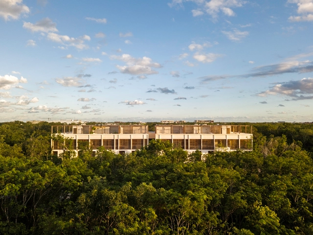 Bai-Ha Residential Complex / PPAA - Exterior Photography, Apartments, Facade, Cityscape, Coast, Forest
