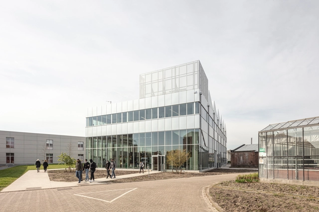 STEM School Mechelen / LAVA Architecten - Exterior Photography, High School, Facade